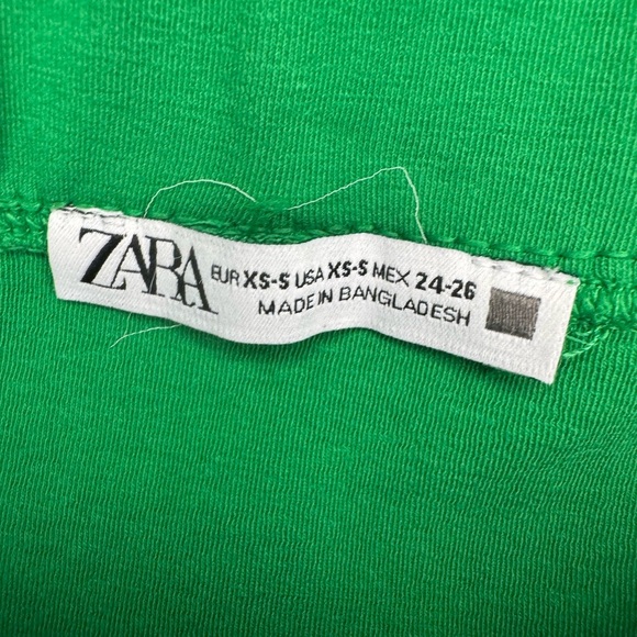 Zara green seamless midi skirt XS Elegant Green Pencil Skirt. #343 - Picture 8 of 8